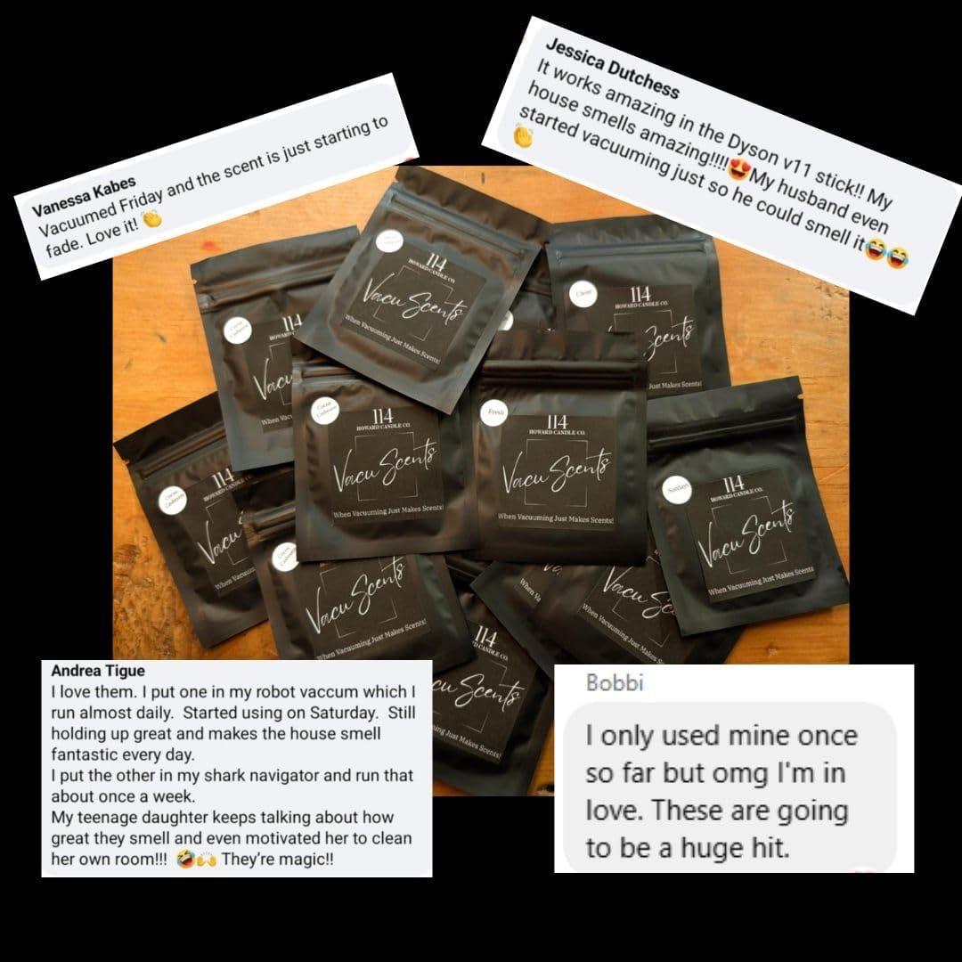 Almohadillas Aromatizantes VacuScents para Aspiradoras - Paquete de 3