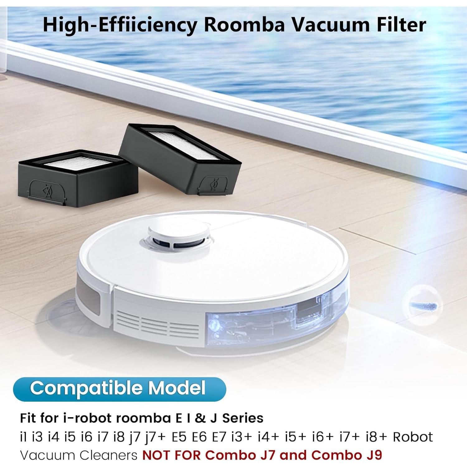 Paquete de 6 Filtros Puxyblue para Roomba i3 i4 i7 E5 E6 E7