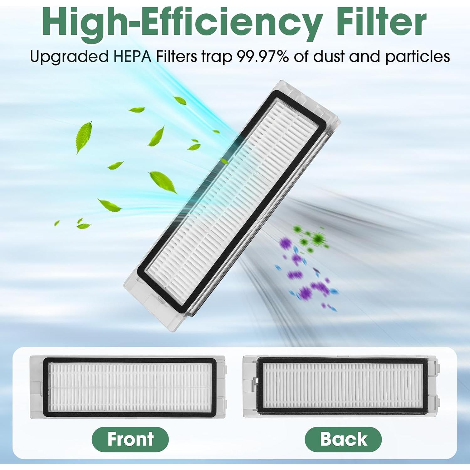 Kit de Accesorios 21 Piezas para Aspiradora Roborock Qrevo