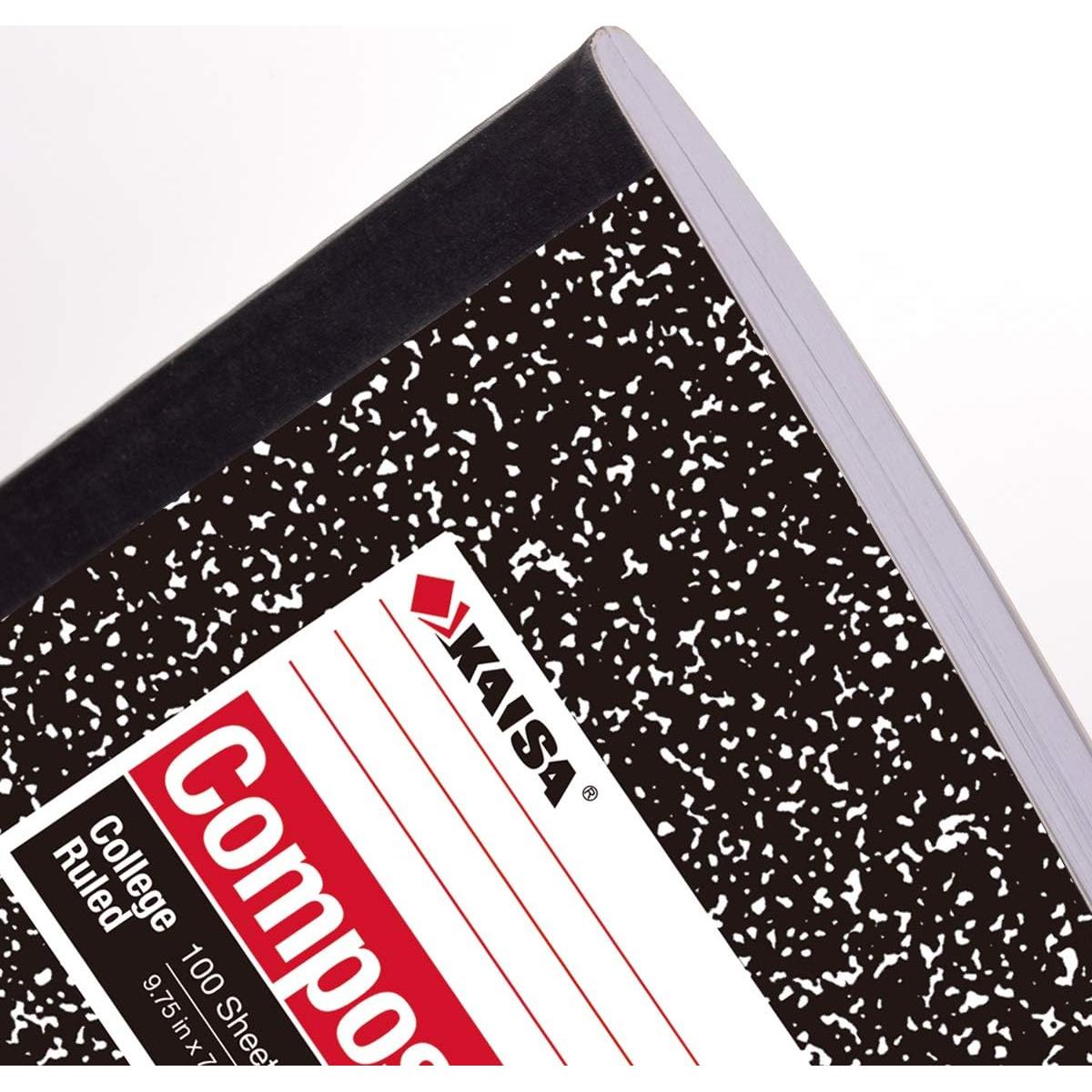 Cuadernos de Composición KAISA 100 Hojas Universitario 24.8x19.1cm