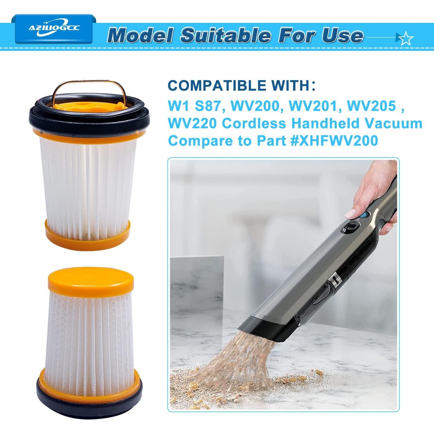 Filtros de Reemplazo Aziliogcc para Aspiradora Shark ION W1 - Paquete de 8