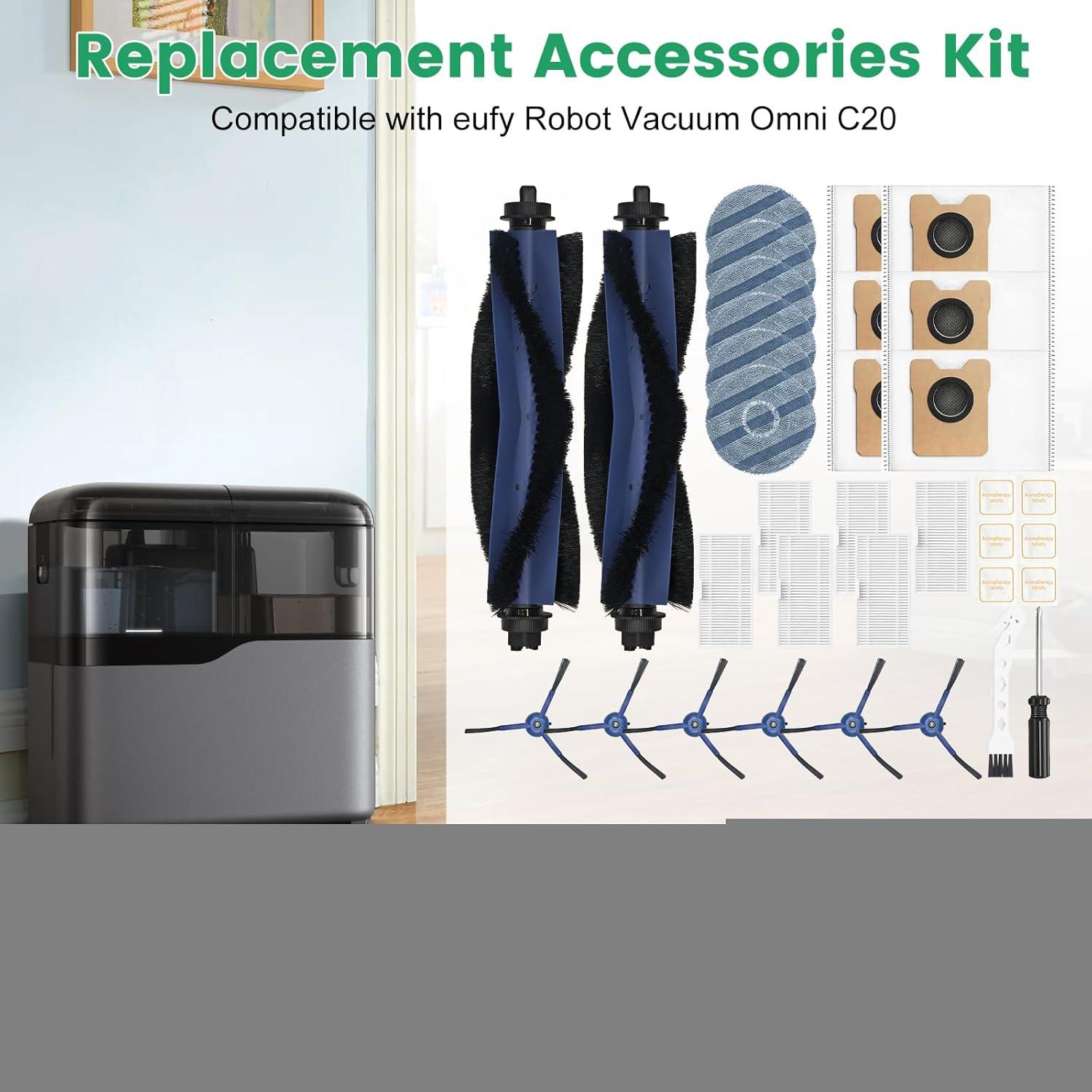 Kit de Accesorios para Aspiradora eufy Omni C20 - 34 Piezas