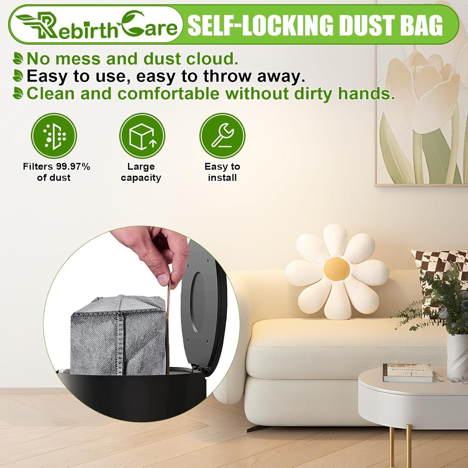 Bolsa de Polvo Rebirthcare Compatible Eufy X8 Pro 12 Unidades