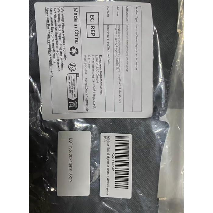 Bolsa de Polvo Rebirthcare Compatible Eufy X8 Pro 12 Unidades