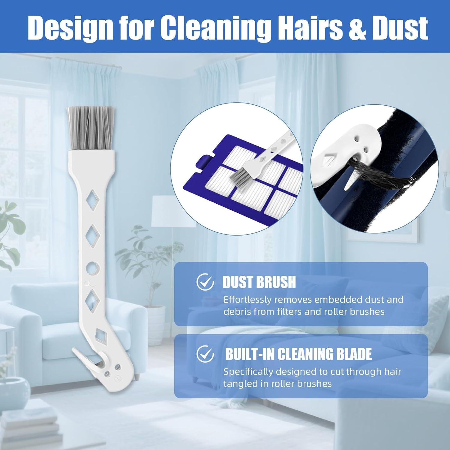 Paquete de 6 Filtros HEPA Eufy RoboVac X8/X8 Hybrid - Reutilizables