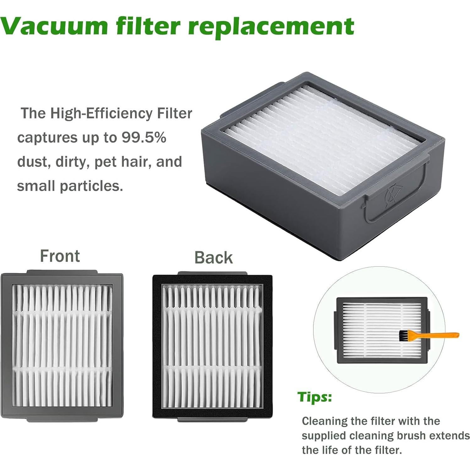 Kit de Repuesto DovLazm para iRobot Roomba i3 i4 i5 i6 i7 i8