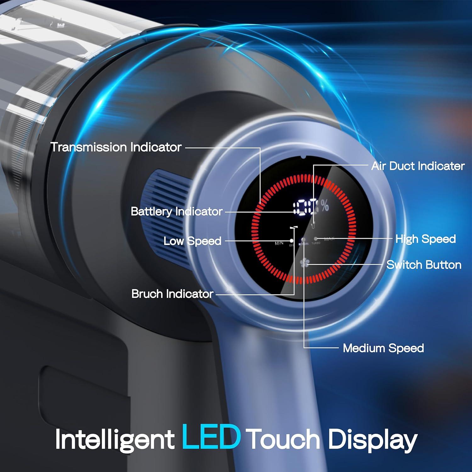 Aspiradora Inalámbrica Bolan-Tech VC7236-1 350W 30KPA 45min