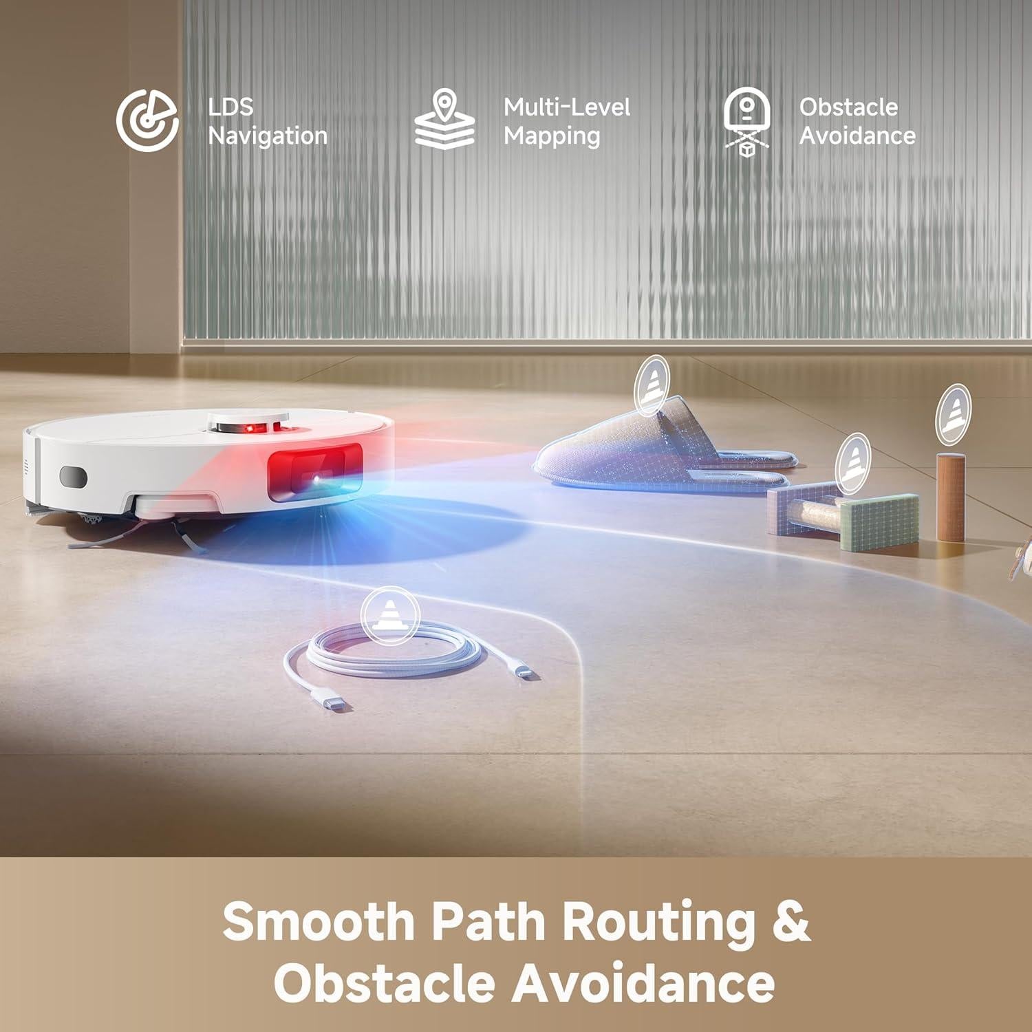 Aspiradora Robot DREAME D20 Pro Plus 13000Pa Auto Vaciamiento