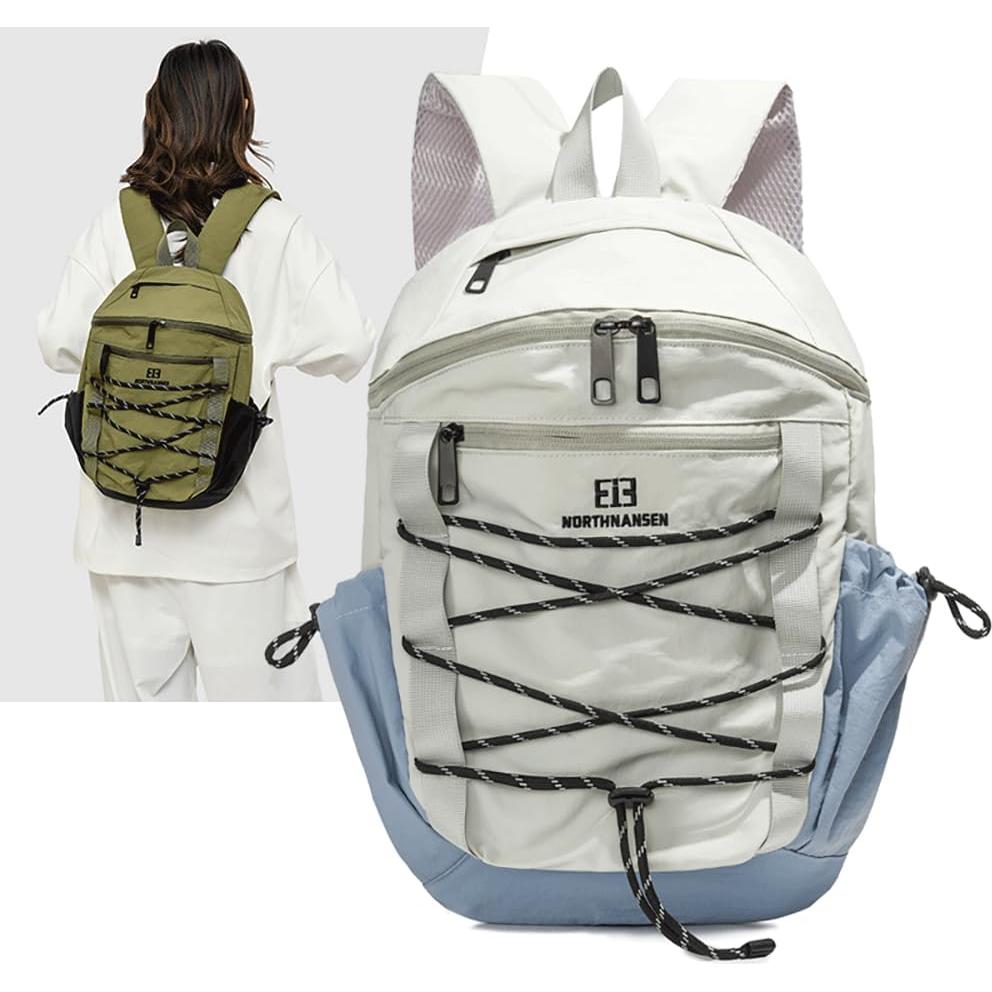 Mochila de Senderismo para Mujeres 20L Azul Ligera Impermeable