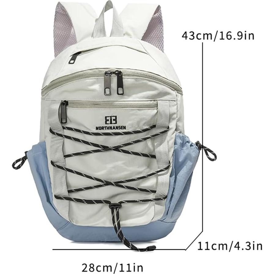 Mochila de Senderismo para Mujeres 20L Azul Ligera Impermeable