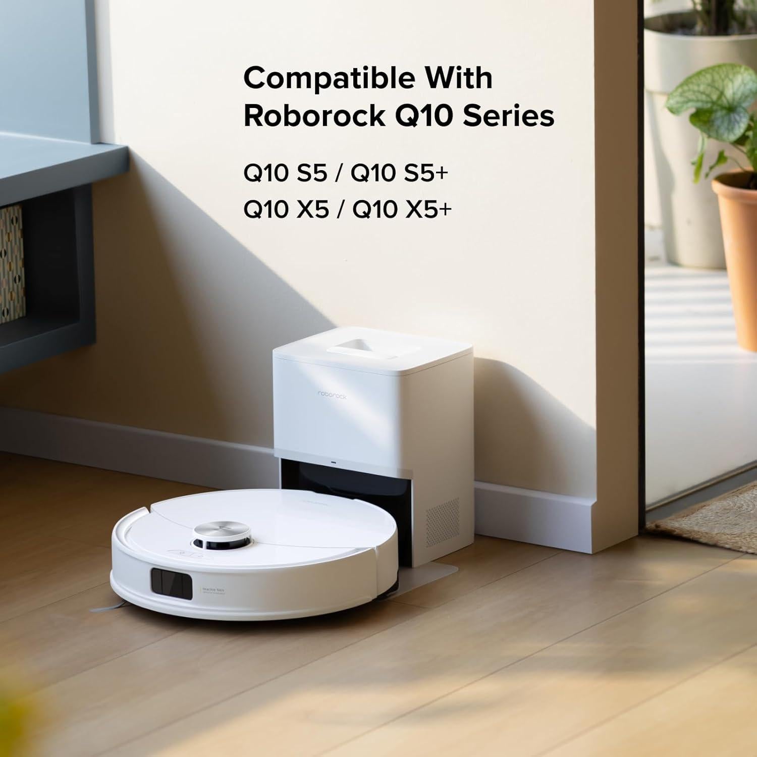 Robot Aspiradora y Mopa Combo Roborock Q10 X5 Blanco