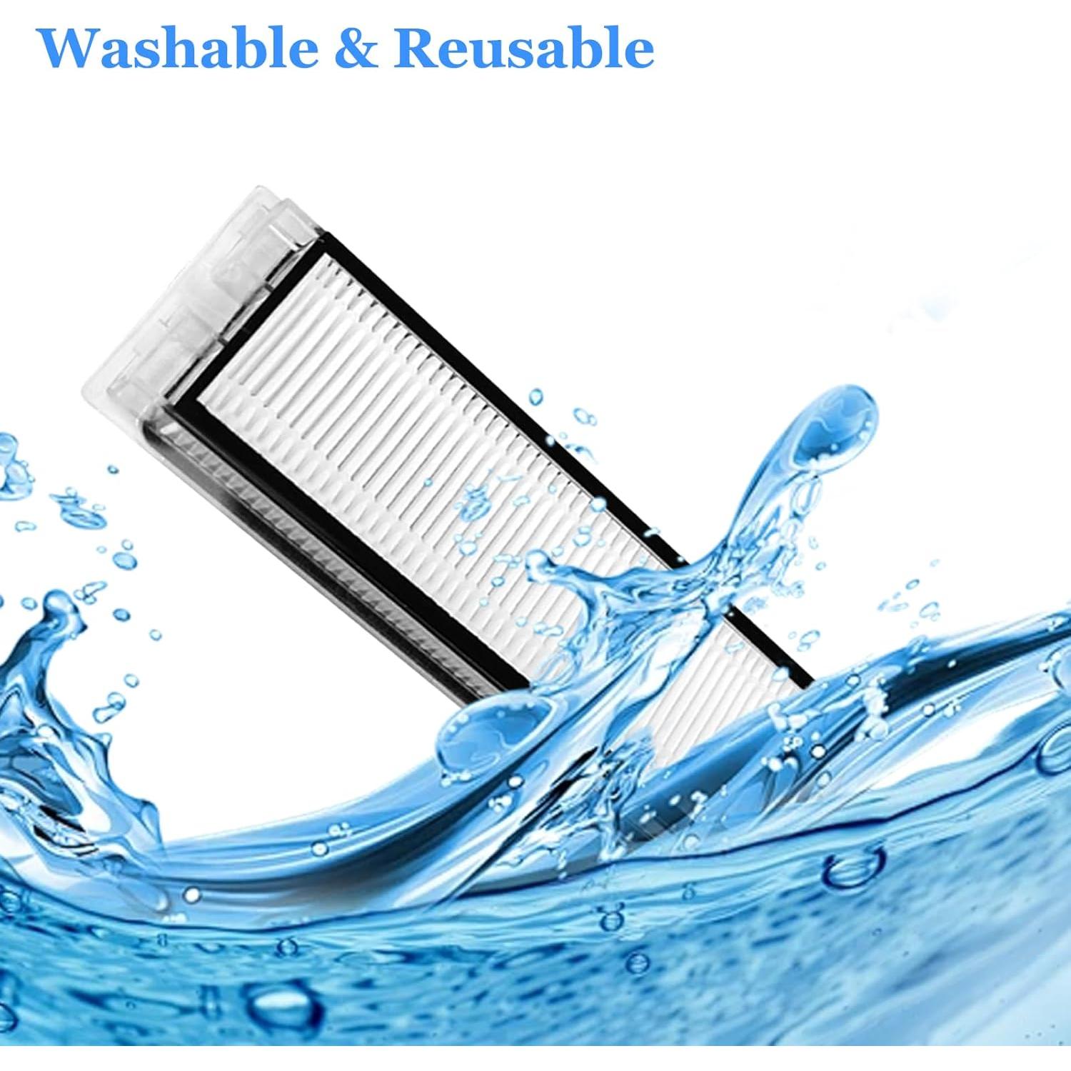 Filtro HEPA JZSTARINGE para Roborock Q5, Q5+, E35, S5 Max - 4 Pcs