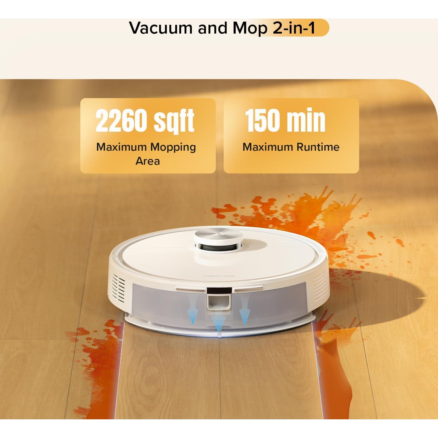 Aspiradora Robot y Mopa Roborock Q7 M5 Blanca + Filtros Lavables