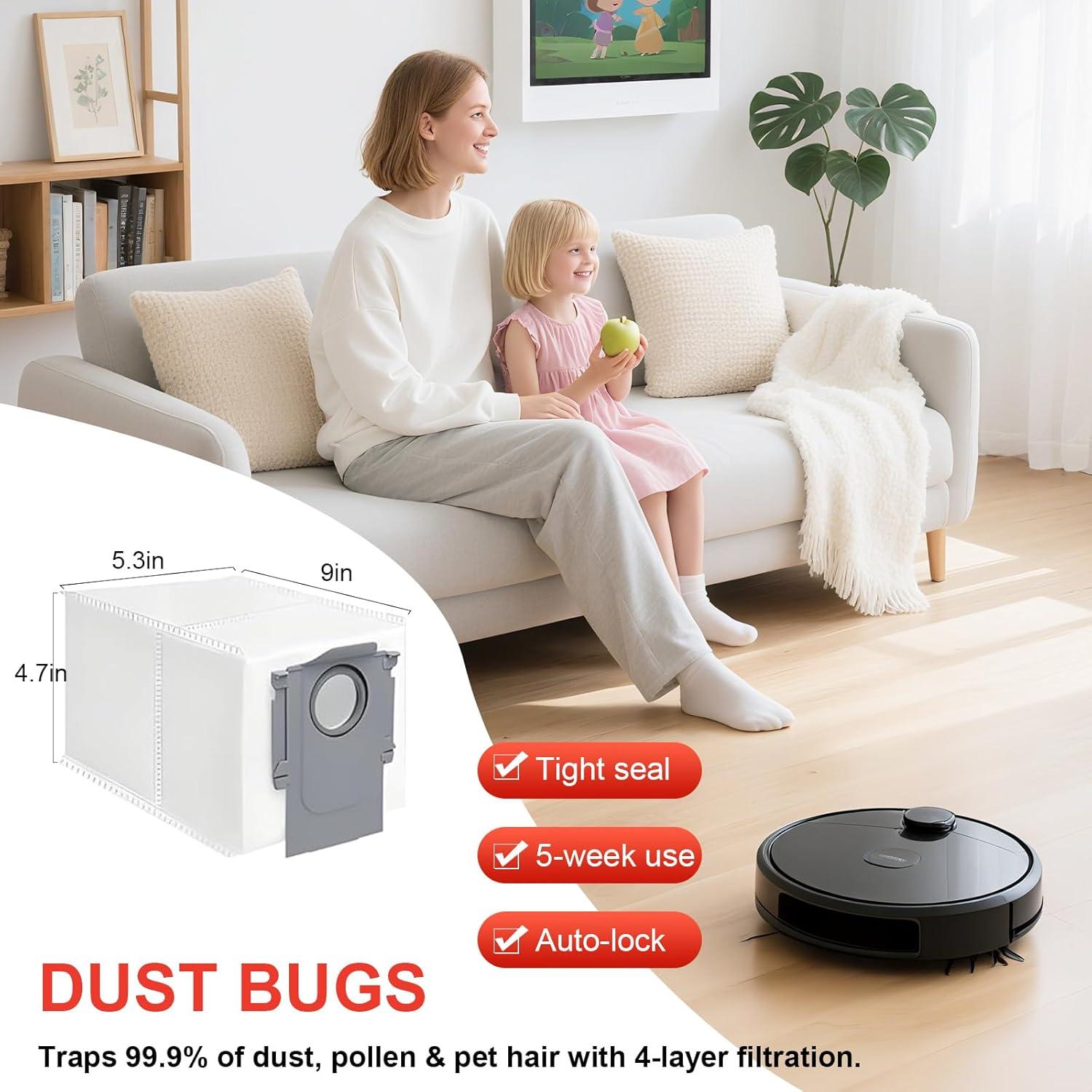 Kit de Accesorios 33 PCS Genérico para Aspiradora S8 MaxV Ultra