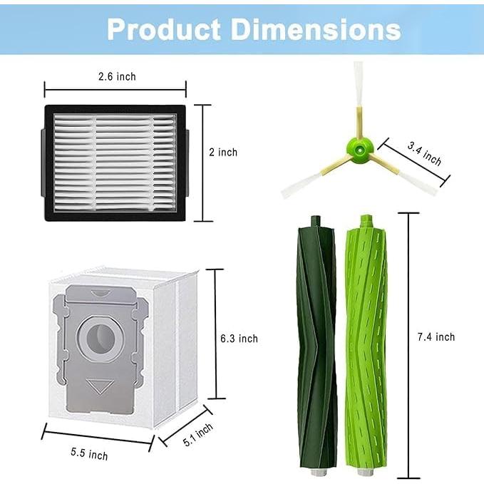19 Piezas Repuesto para Aspiradoras iRobot Roomba ARCHIZAN