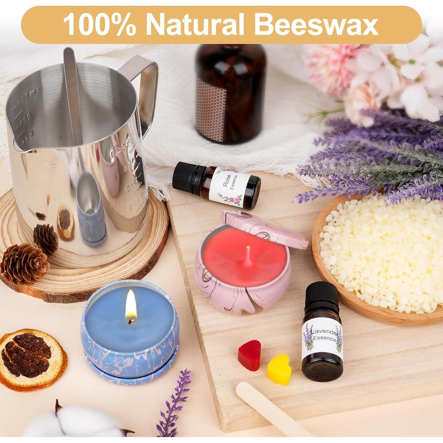 Kit de Fabricación de Velas YUEONEWIN - DIY Aromáticas 14 Piezas