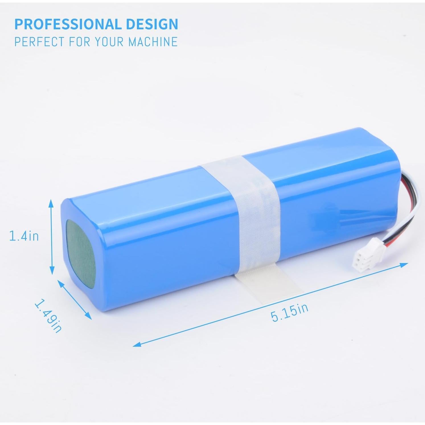 Batería de Reemplazo 6800mAh 14.4V para Aspiradoras Laresar L6 Pro, VIOMI S9, Ultenic T10