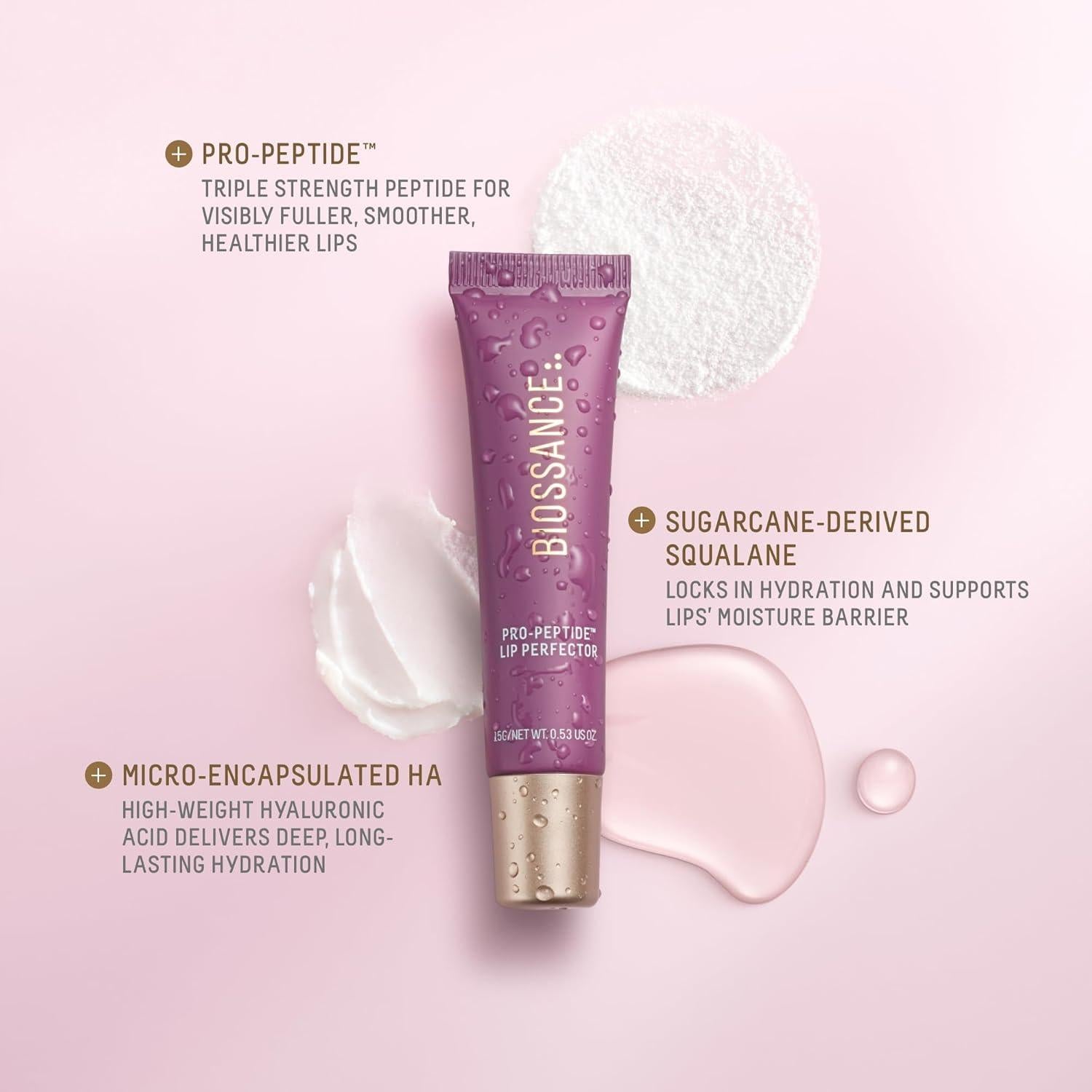 Bálsamo Labial Vegano Biossance Pro-Péptidos 32g