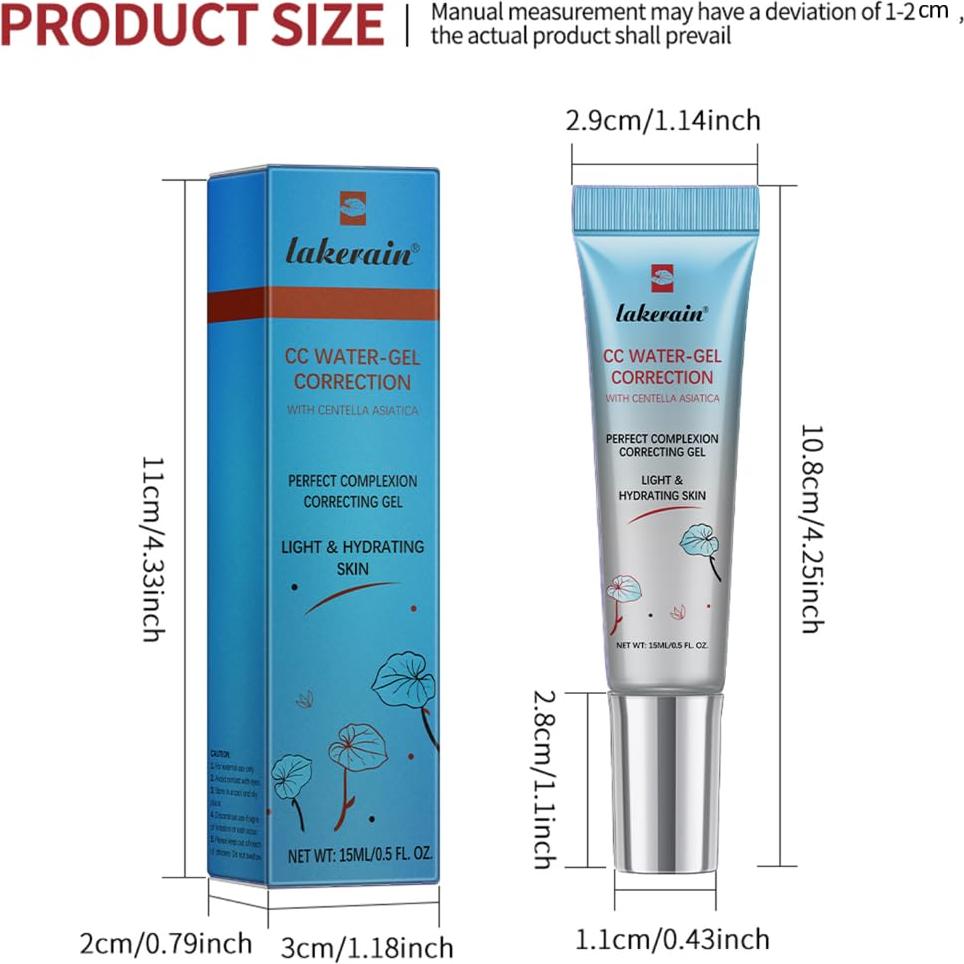 Crema CC Correctora de Color Lakerain Azul 14.79 ml