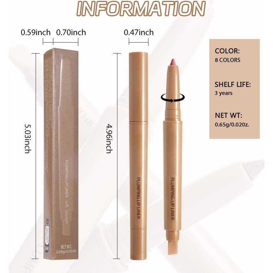 Delineador de Labios Mate Juaazin 01# Rosa Salmón 9.9g