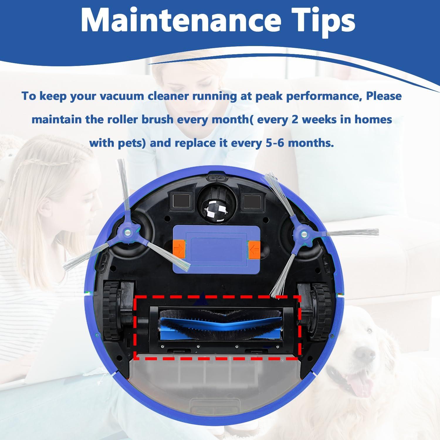 Paquete de 2 Cepillos Rodantes Galaton para Eufy X10 Pro Omni