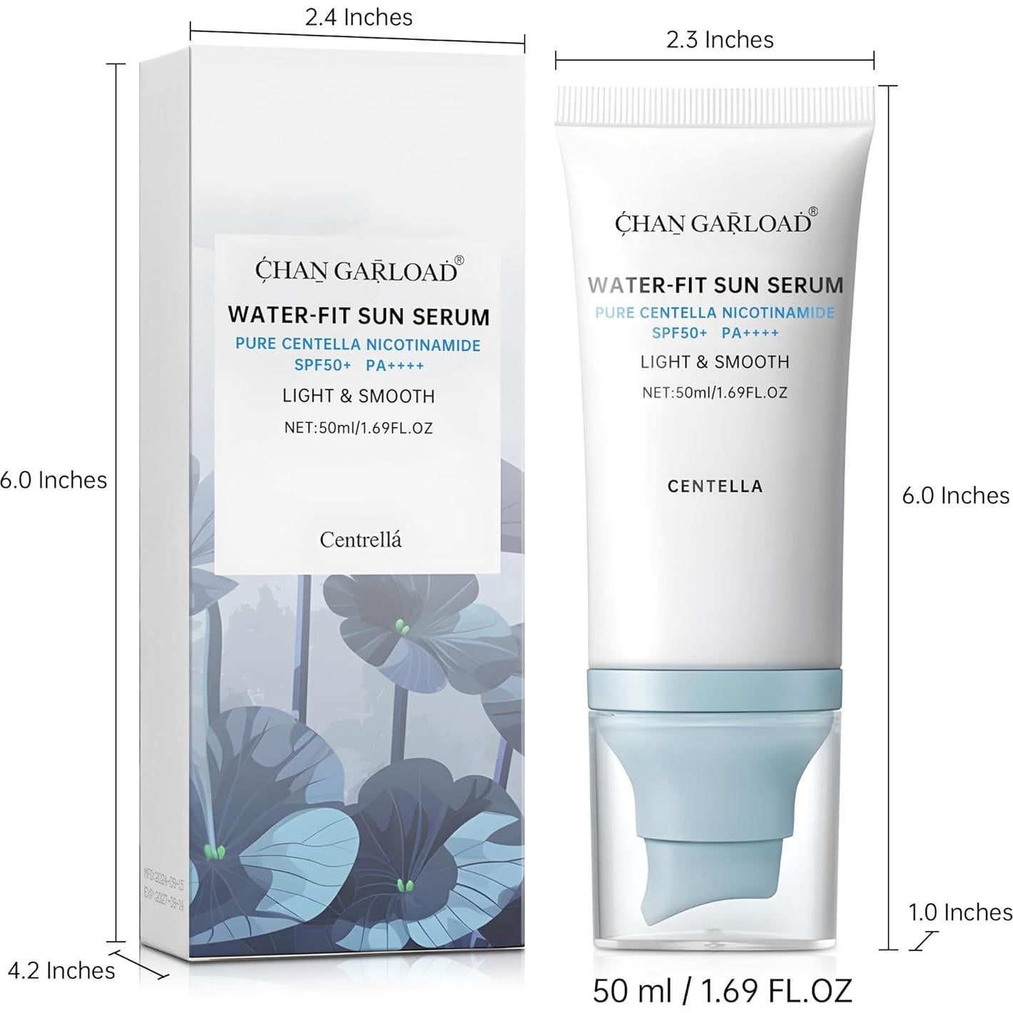 Protector Solar Coreano SPF 50+ Centella 50ml Hidratante