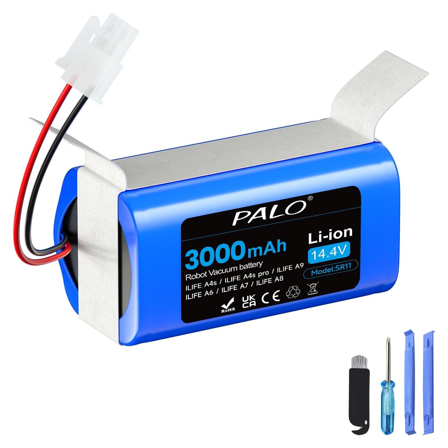 Batería de Reemplazo 3000mAh Palowextra para Aspiradora ILIFE