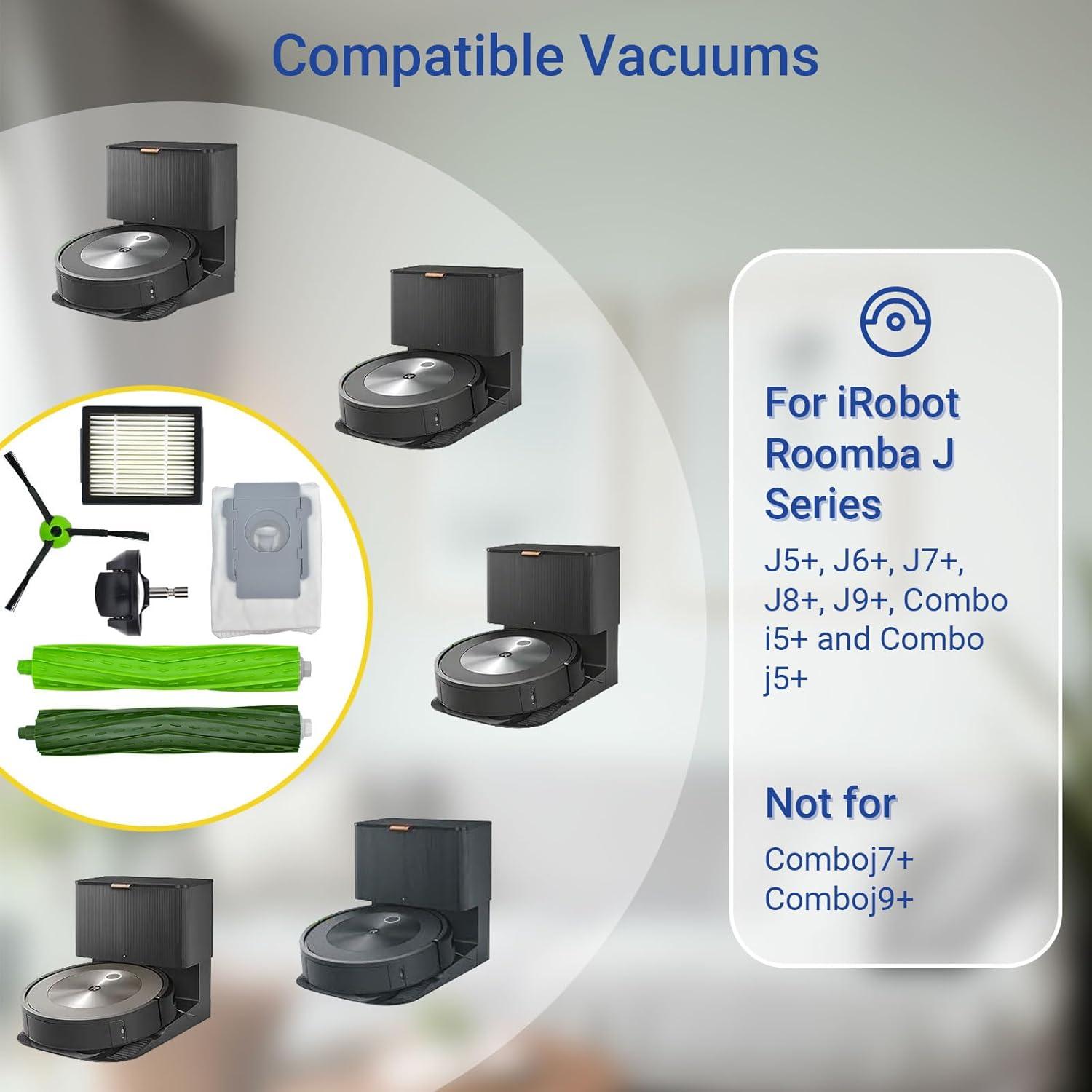 Kit de Repuestos para Aspiradora iRobot Roomba J5+ J6+ J7+ J8+ J9+