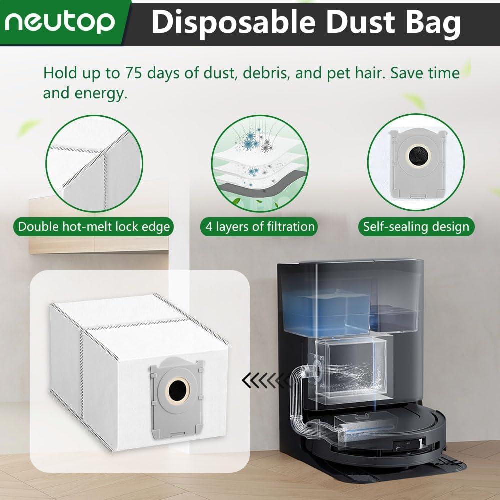 Accesorios Neutop para Aspiradora Robot Ecovacs Deebot T80 Omni