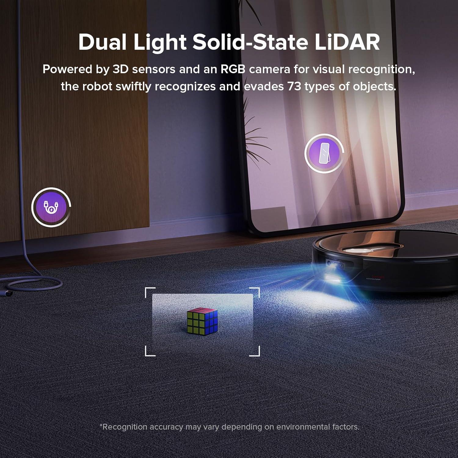 Robot Aspiradora y Mopa Roborock Qrevo Slim 8.2 cm Multi-Superficie