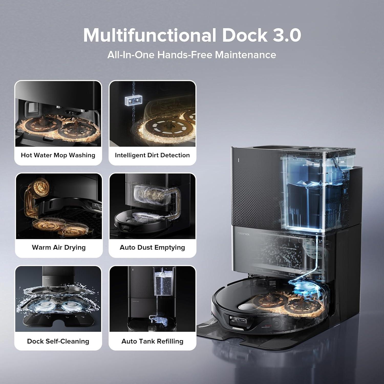 Robot Aspiradora y Mopa Roborock Qrevo Slim 8.2 cm Multi-Superficie