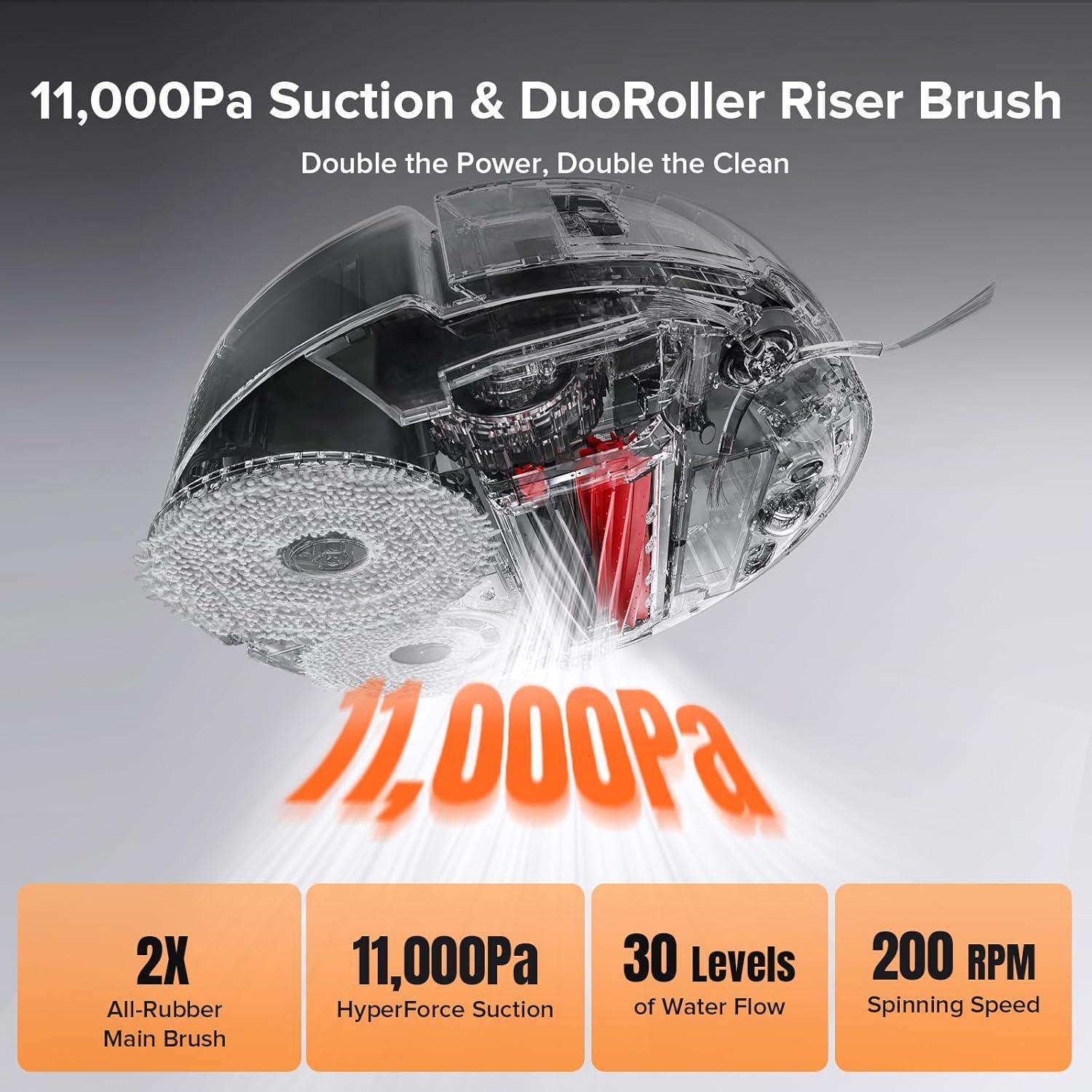 Robot Aspiradora y Mopa Roborock Qrevo Slim 8.2 cm Multi-Superficie