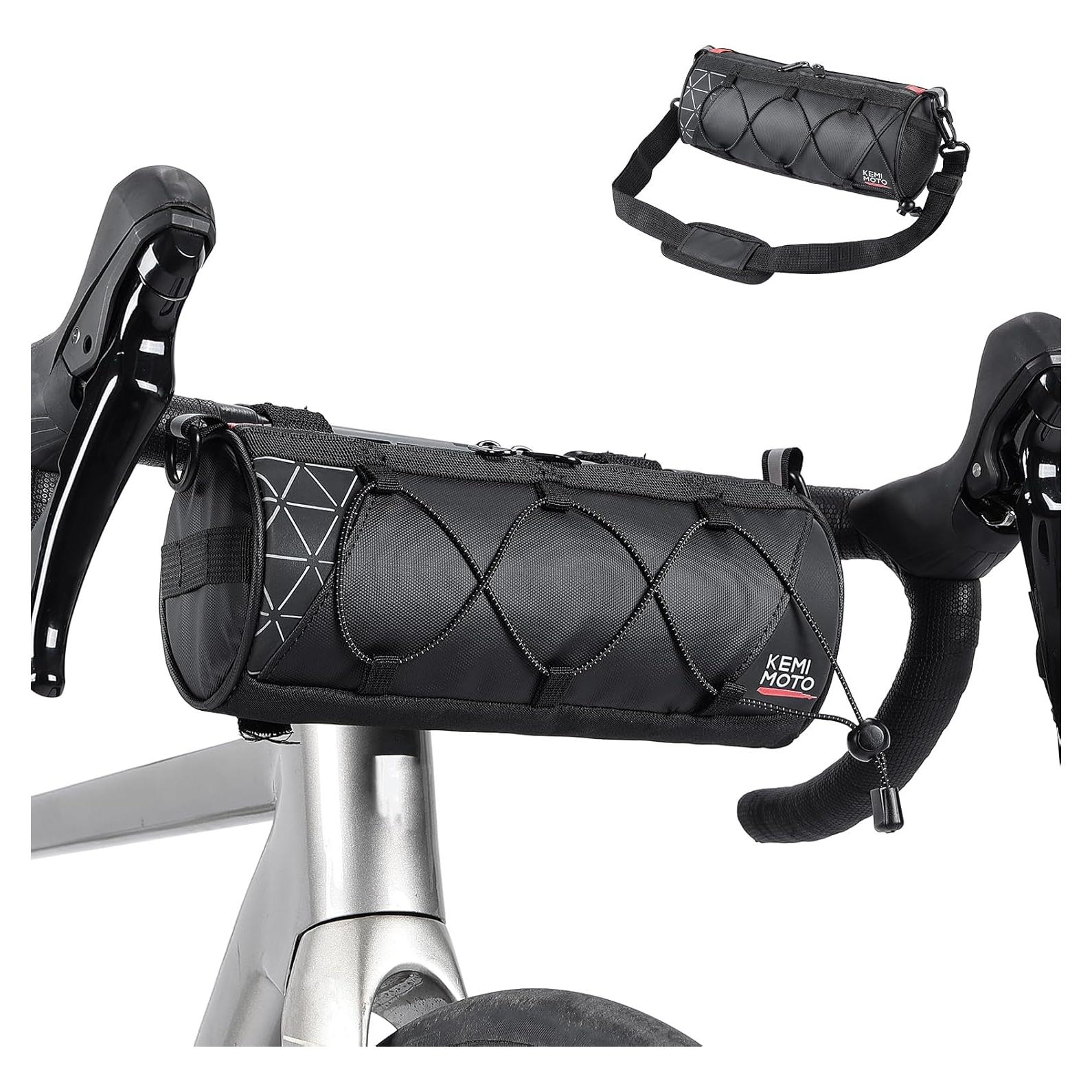 Bolsa de Manillar KEMIMOTO 2.4L Impermeable para Bicicleta