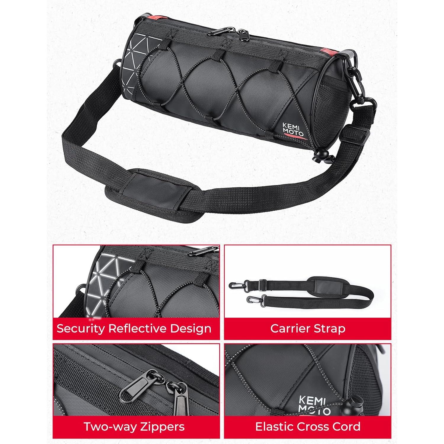 Bolsa de Manillar KEMIMOTO 2.4L Impermeable para Bicicleta