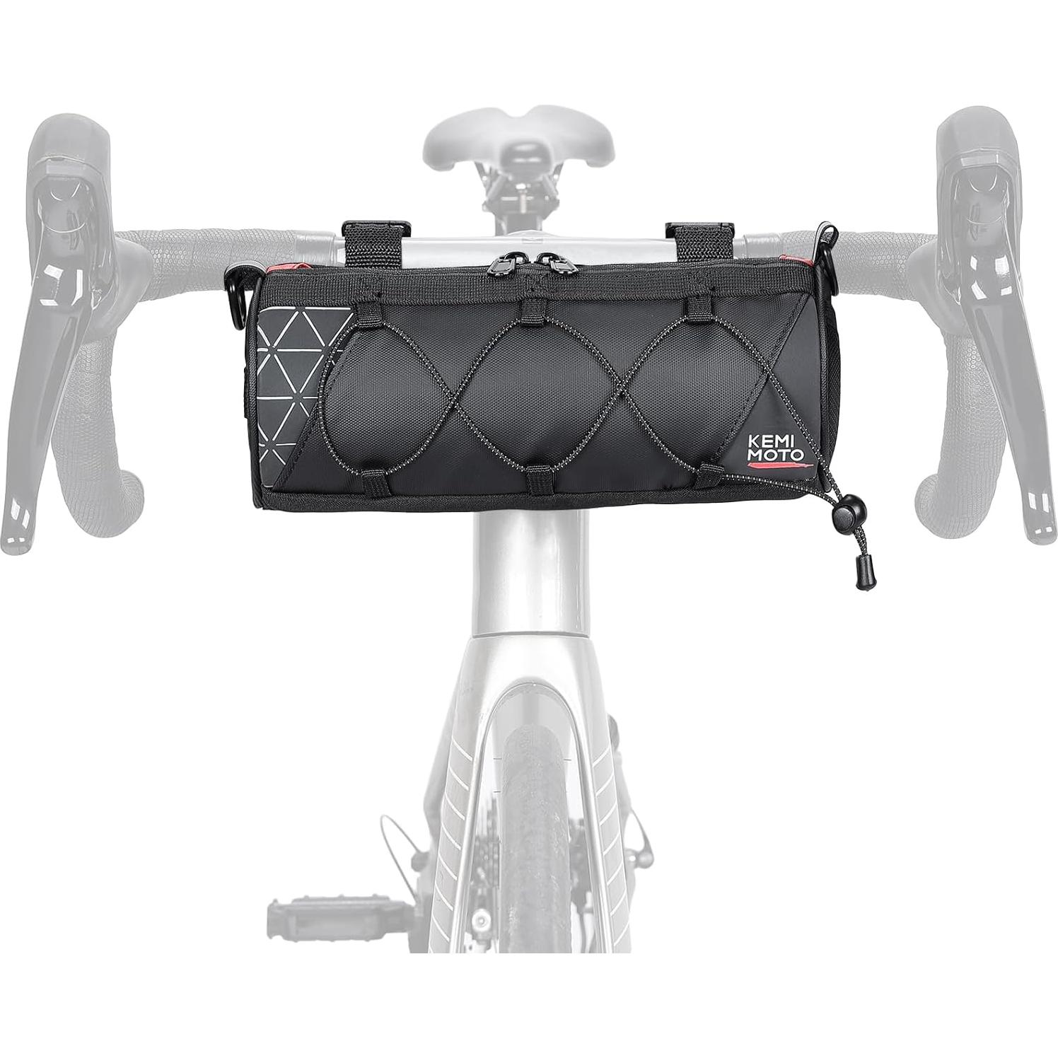 Bolsa de Manillar KEMIMOTO 2.4L Impermeable para Bicicleta
