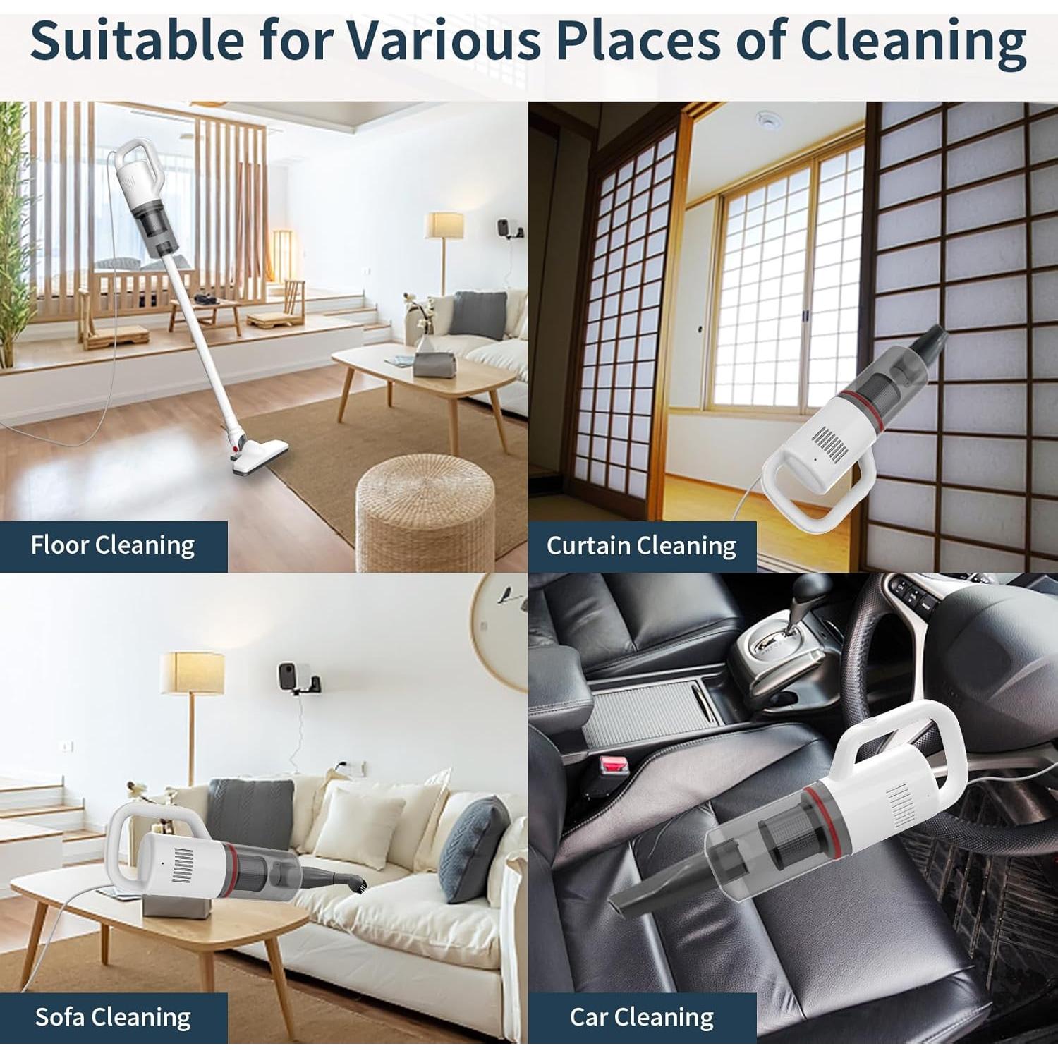 Aspiradora de Varilla KEROMEE BX216 400W 5m Cable para Mascotas