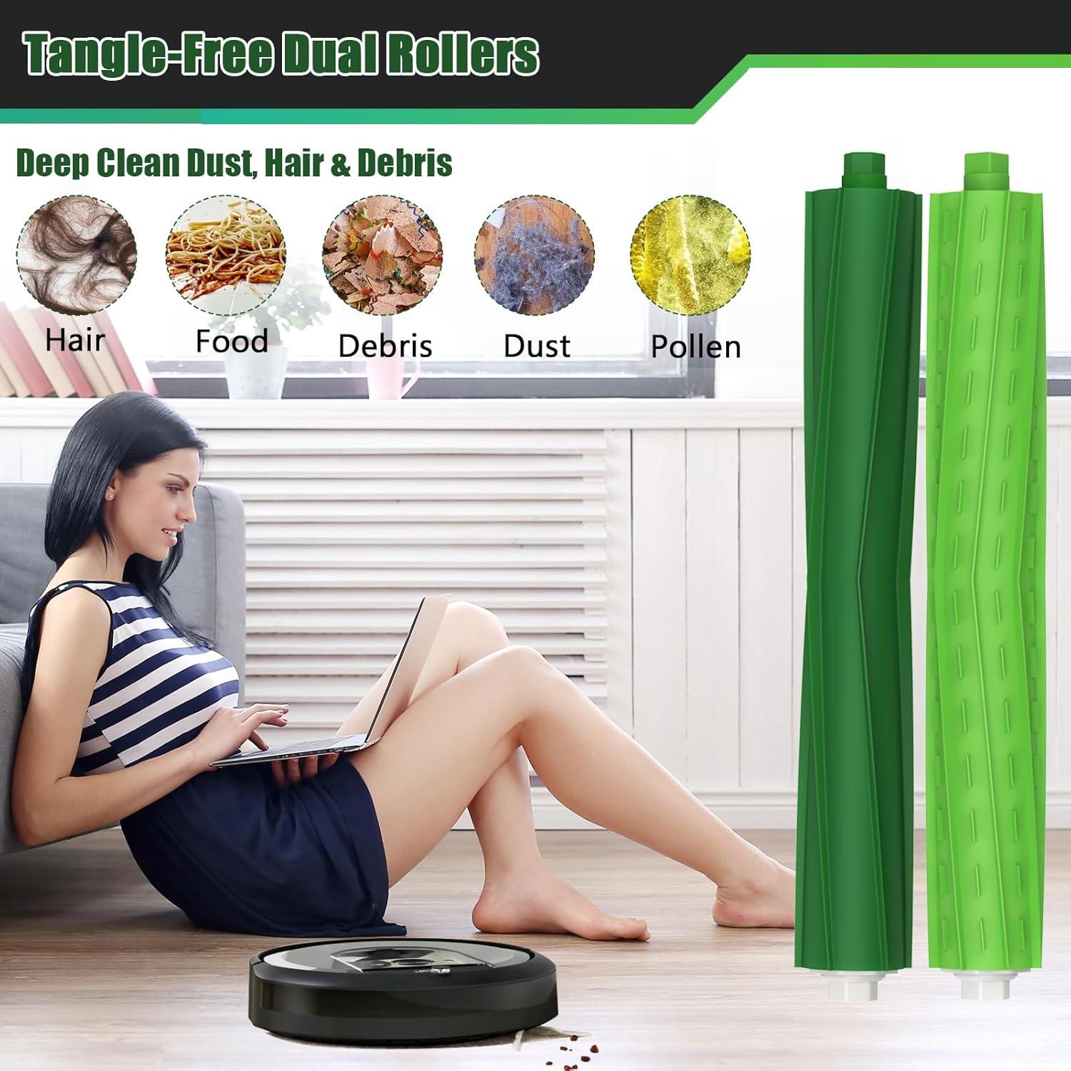 4 Cepillos de Reemplazo Soniicmomo para iRobot Roomba i/j/e