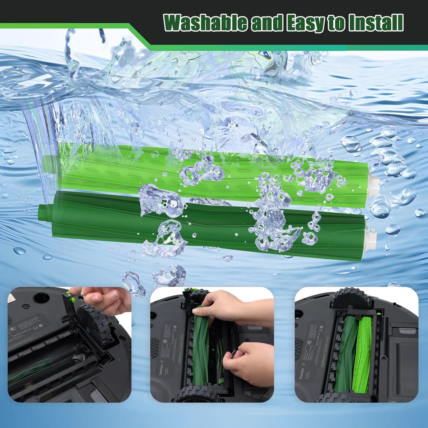 4 Cepillos de Reemplazo Soniicmomo para iRobot Roomba i/j/e