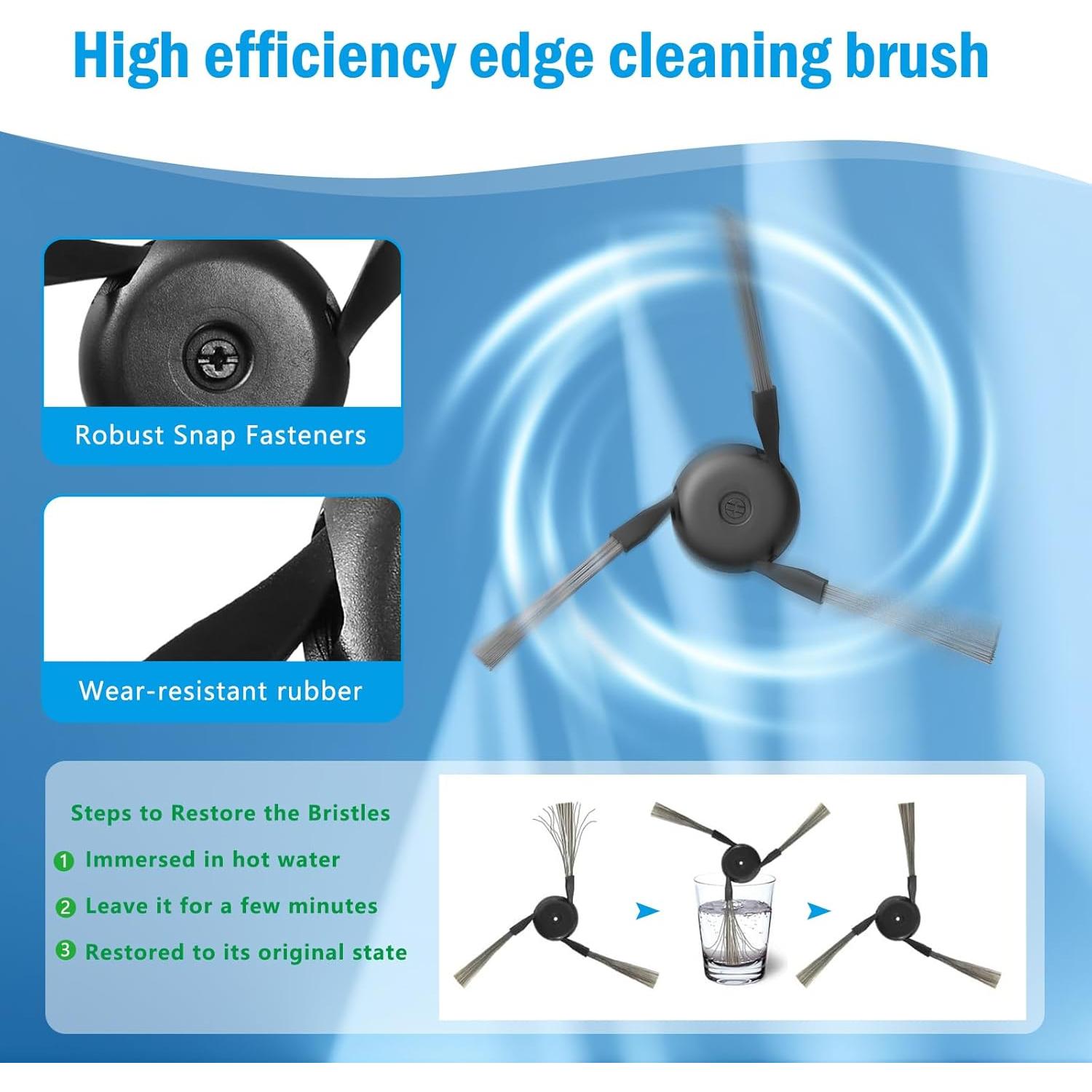 Kit de Accesorios de Repuesto 24 Pcs para Dreame X50 Ultra