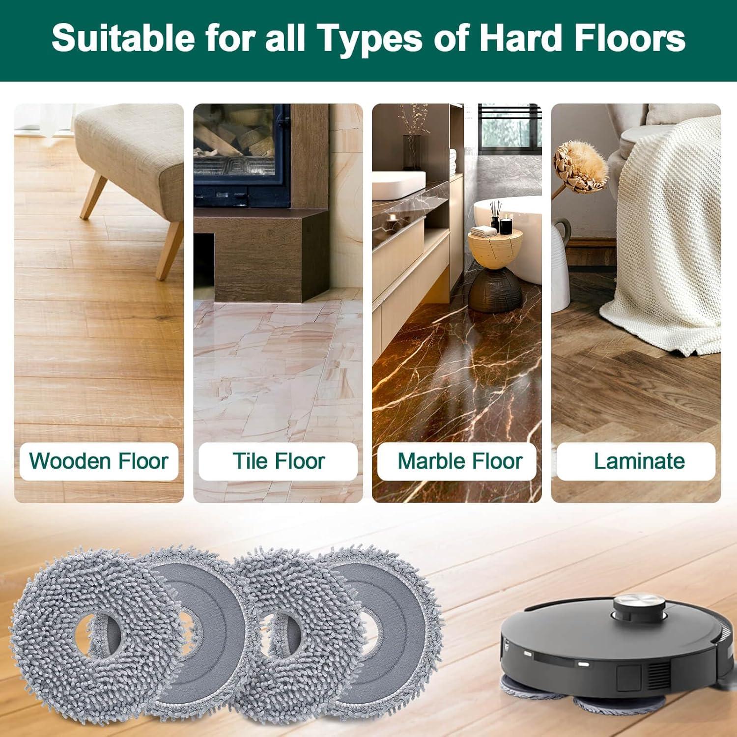 Almohadillas de Limpieza para Robot Aspiradora SANLQF - 8 Piezas