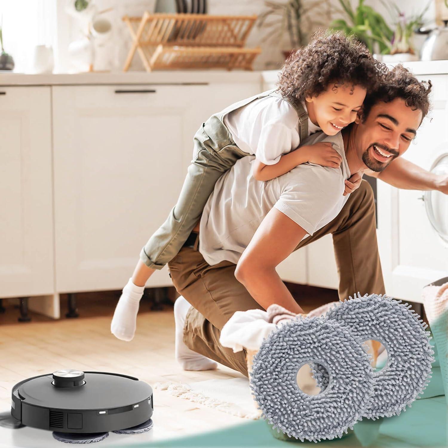 Almohadillas de Limpieza para Robot Aspiradora SANLQF - 8 Piezas