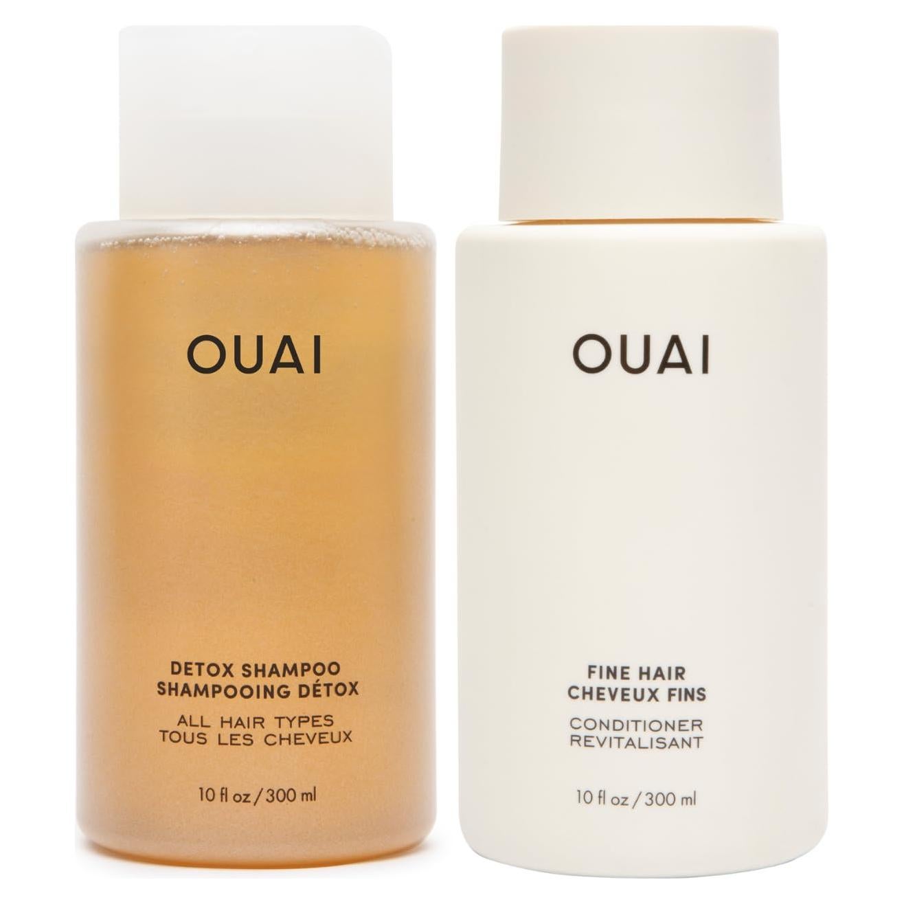 Champú y Acondicionador OUAI para Cabello Fino - 2 Unidades