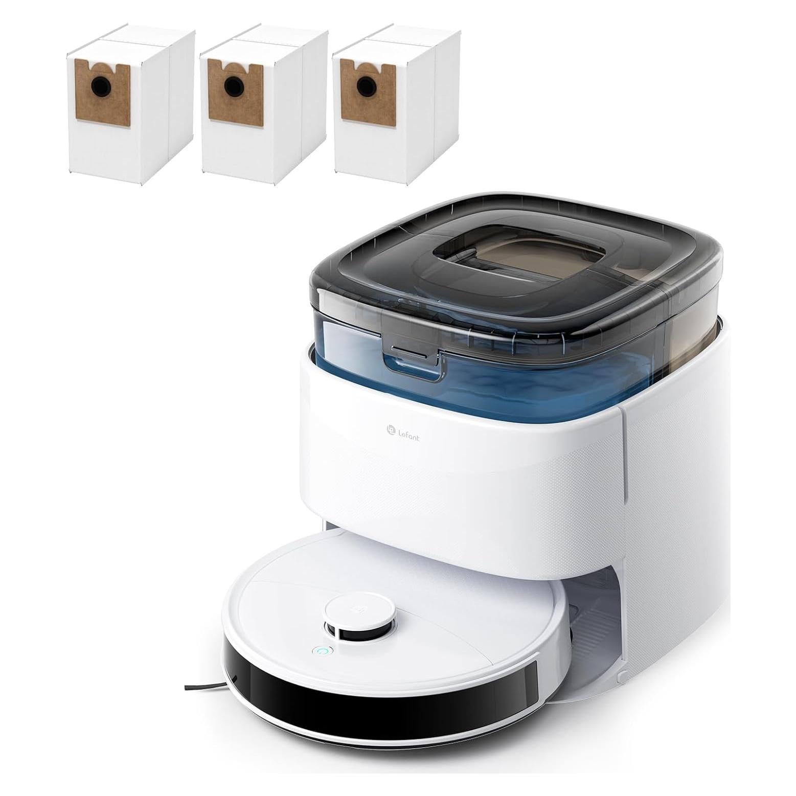 Aspiradora Robot Lefant M3 con Trapeador y 3 Bolsas de Polvo
