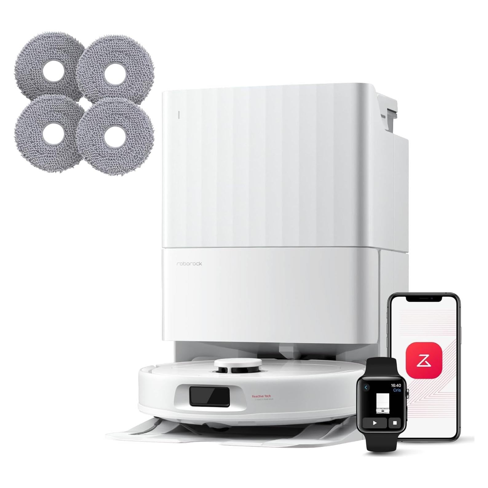 Aspiradora Robot Roborock QV 35A con Auto-vaciado y Trapeador