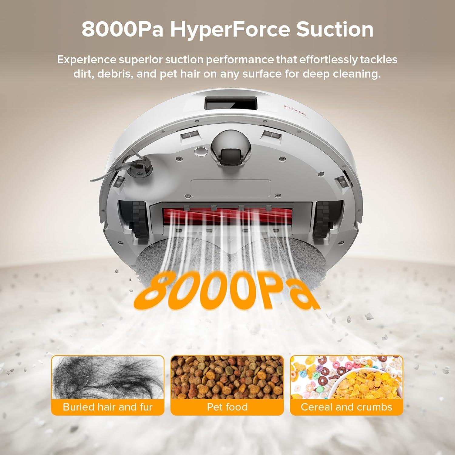 Aspiradora Robot Roborock QV 35A con Auto-vaciado y Trapeador