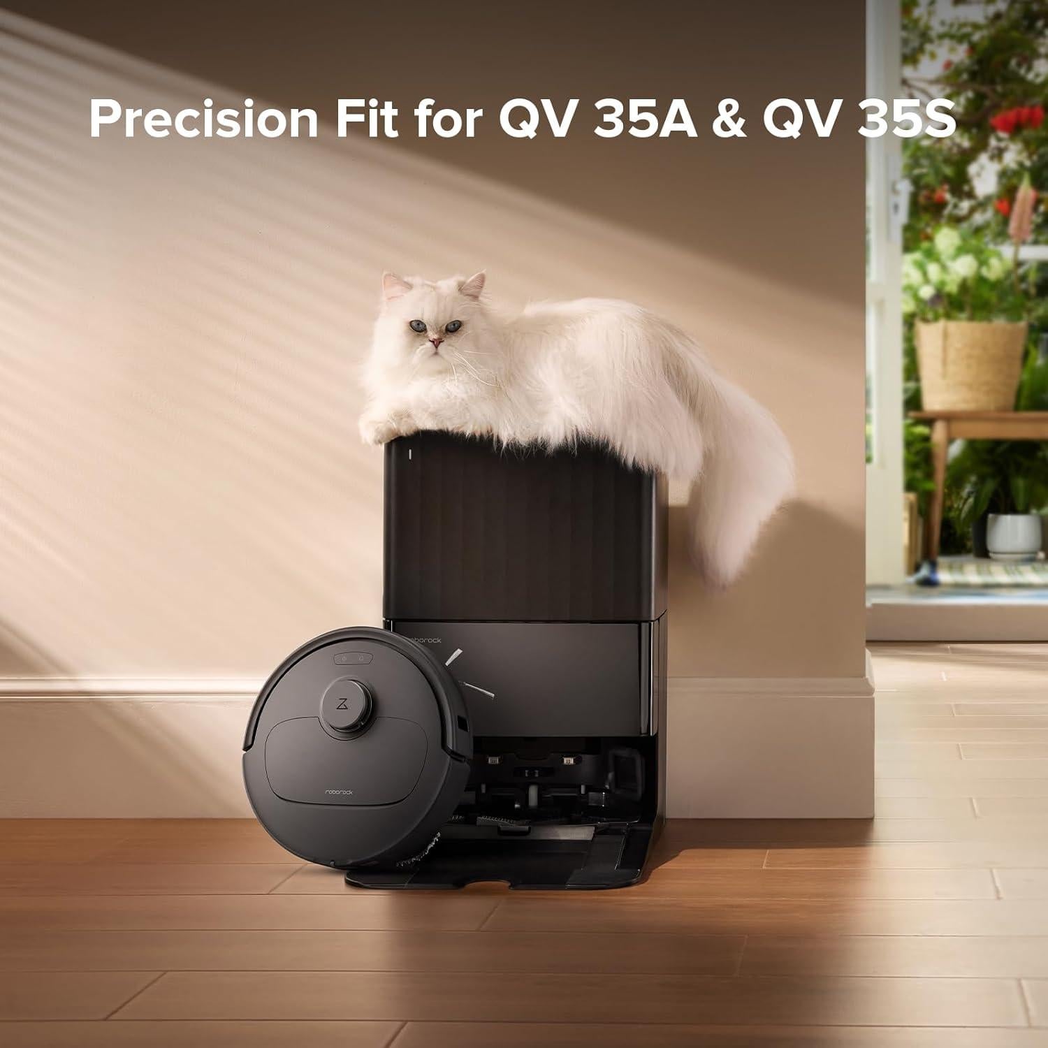 Aspiradora Robot Roborock QV 35A con Auto-vaciado y Trapeador