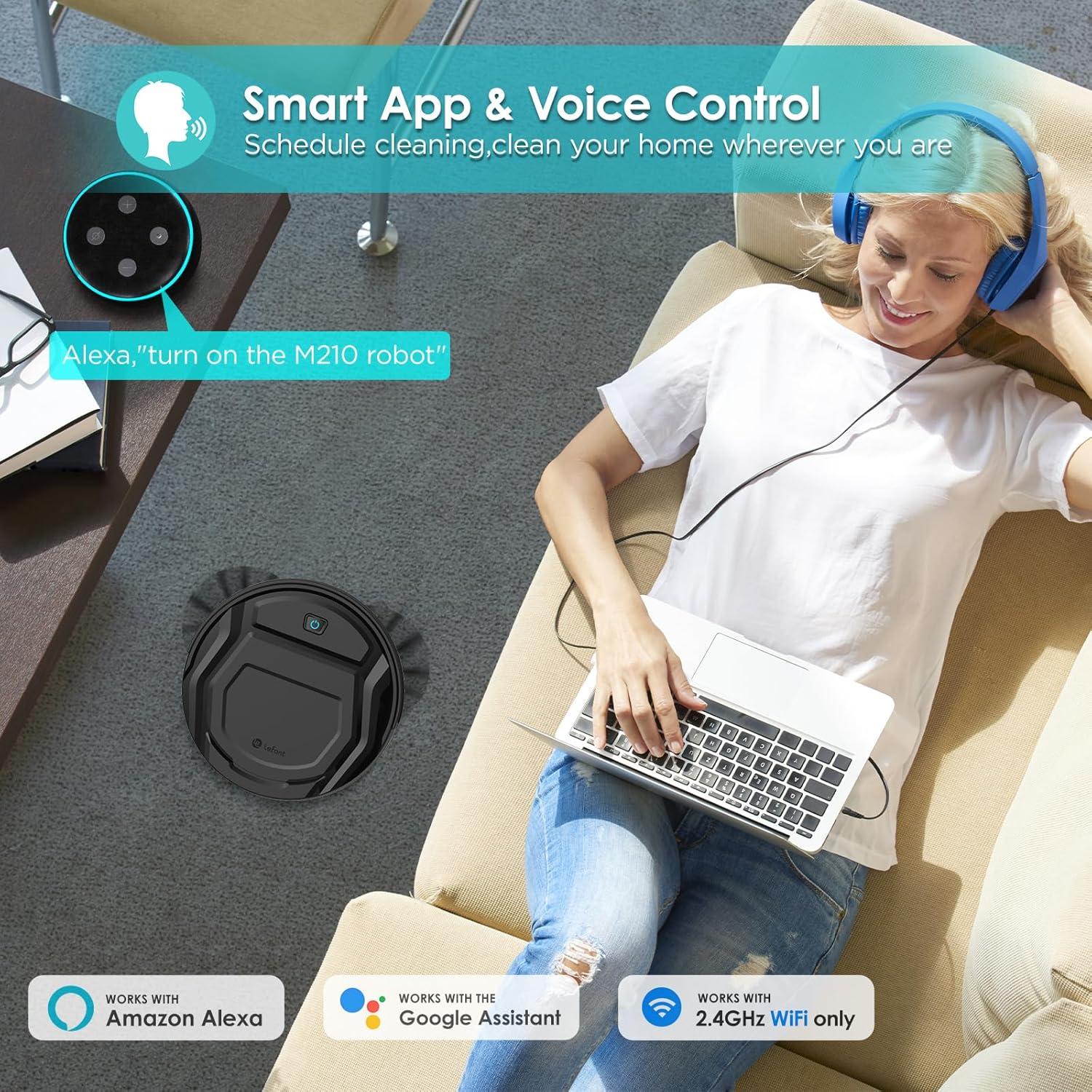 Aspiradora Robot Lefant M210 con Cepillos Laterales 4 pcs