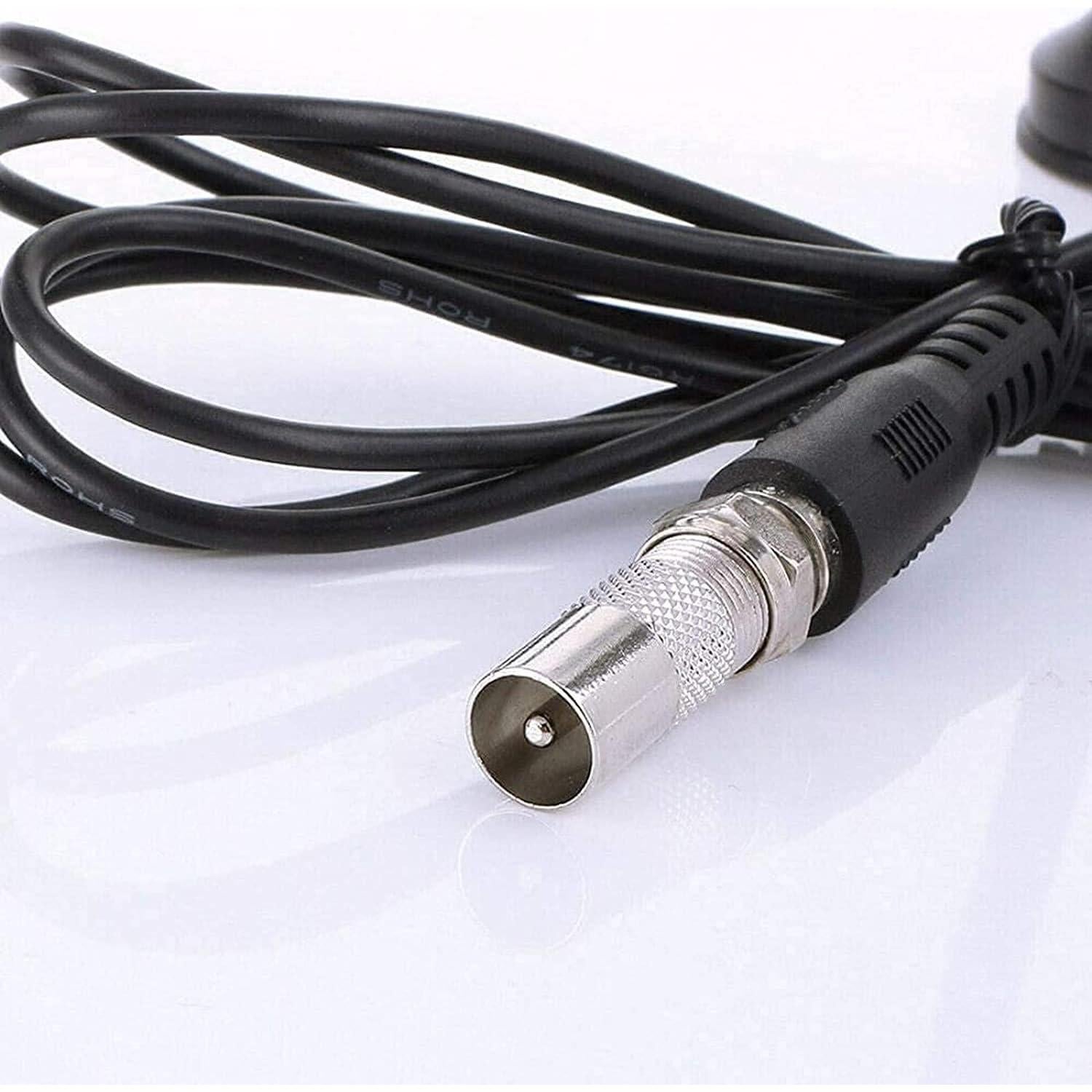 Antena de TV DTA-180 VJK Portátil 1080P VHF UHF 80.5 km