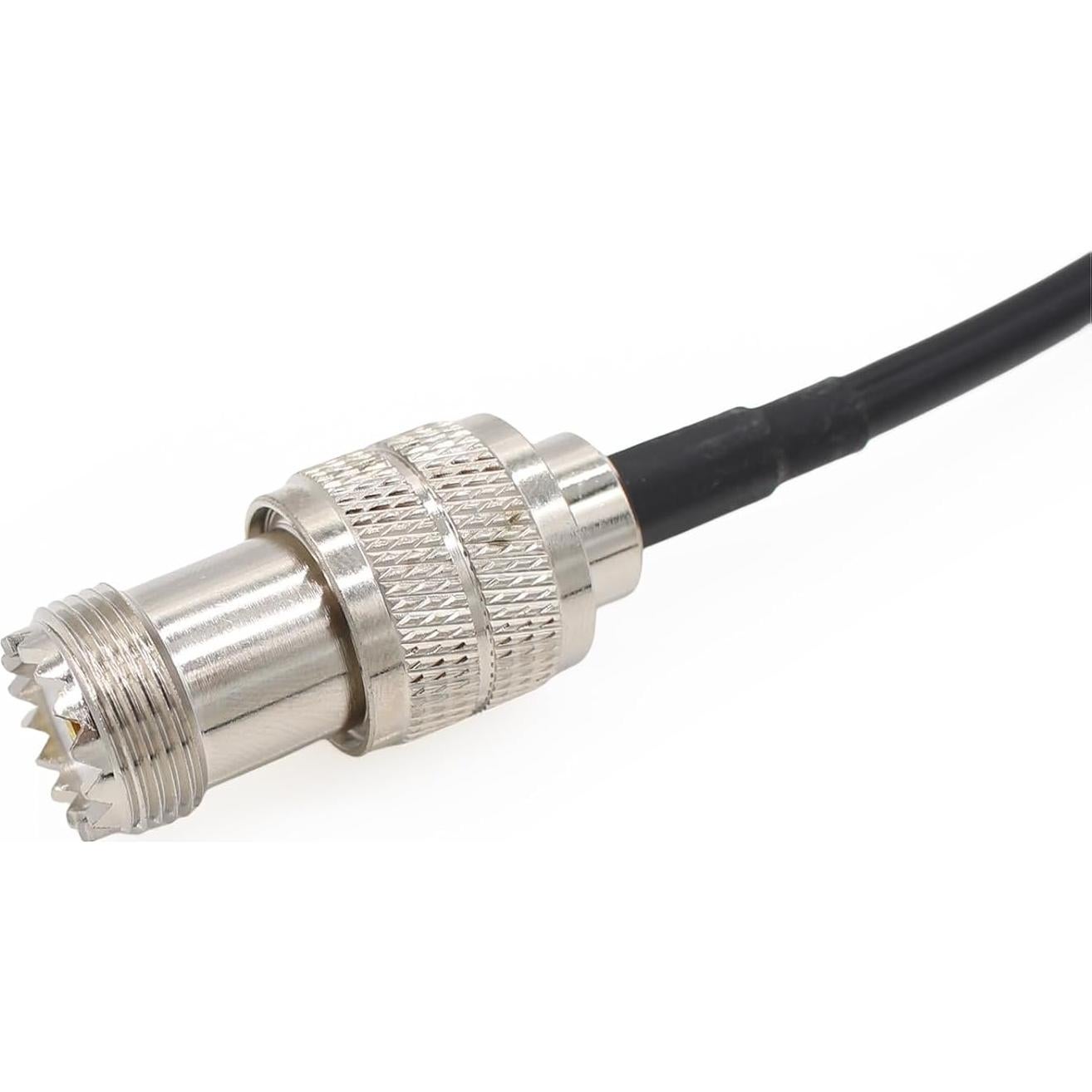 Cable Coaxial RG58 PL259 UHF Macho a Macho 30.48 cm