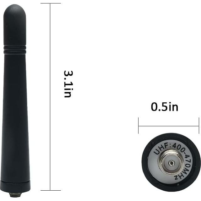 Antena Stubby UHF 400-470MHz KRA-23 para Kenwood 10pcs